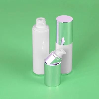 Cosmetic Plastic Acrylic Empty White Fancy Lotion Bottles 30ml 50ml