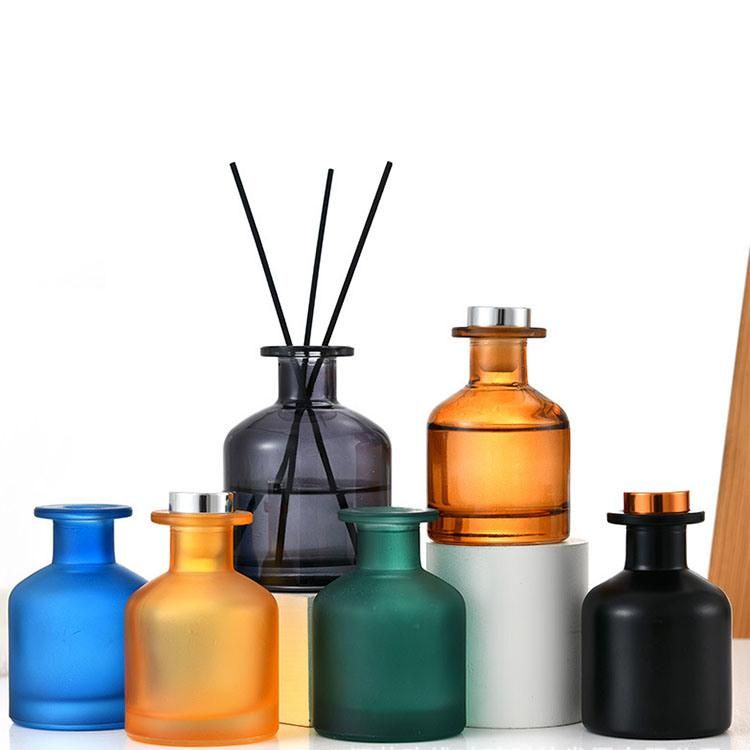 Rubber Stopper Clear Color Reed Diffuser Glass Bottle for Decoration