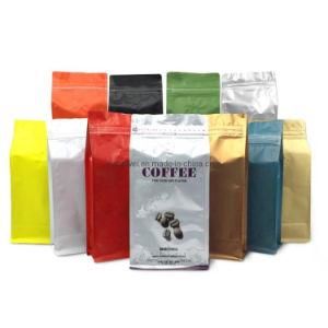 Custom Printed Stand up Pouch with Zipper Coffee Bean Packaging Bag