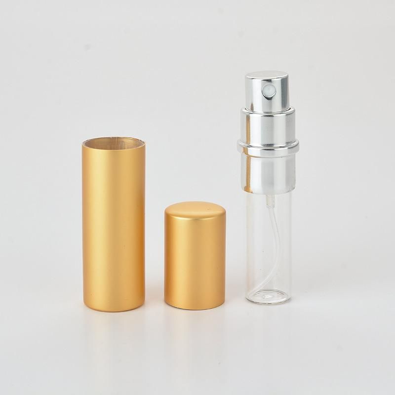 Spray Refill Empty Wholesale Bottle 5ml Fragrance Bottle Mini Portable Aluminum Atomizer Perfume Bottle