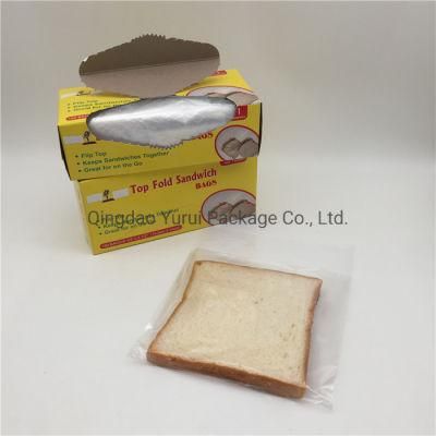 Flip up Sandwich Bag/Flip Top Sandwich Packaging Bag