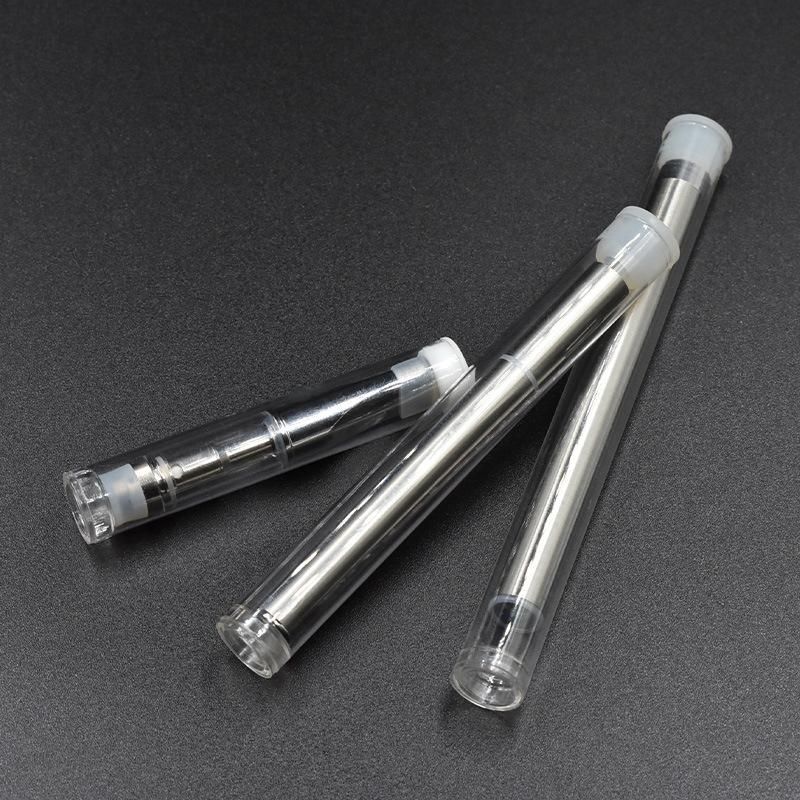 Custom Clear Plastic Vape Cartridge Battery Packaging Plastic Tube