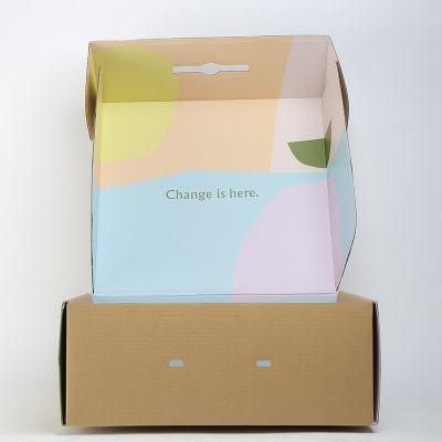 Inter Colorful Printing Corrugated Paper Box with Logo