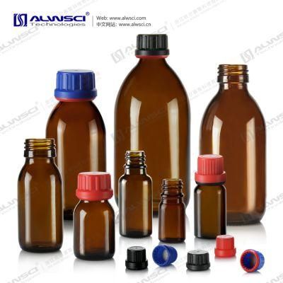 Alwsci New Item 200ml Amber Glass Bottle with Tamper-Evident Screw Cap for Chromatography