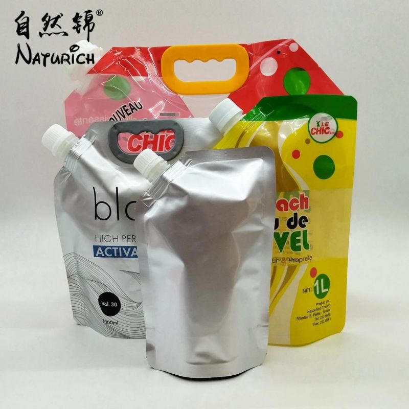 50ml Transparent Stand up Spout Bags Doypack Pouches Mylar Bags