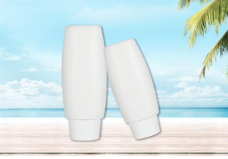 50ml 80ml Wholesale Cosmetic Packaging Plastic Squeezing Sunscreen Lotion Containers