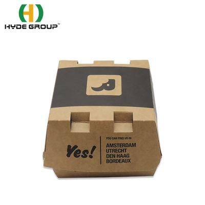 Food Use Disposable Hamburger Paper Box Packing Burger Box