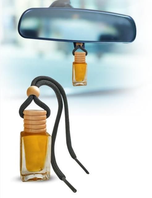 Wholesale Empty Car Perfume Bottle Hanging Car Air with Wooden Cap