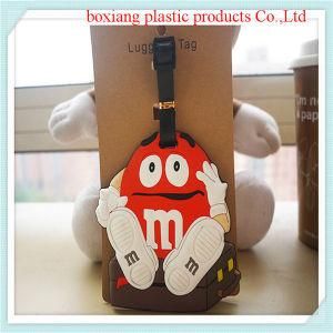 Cute Shape 3D Custom Soft PVC Luggage Tag (bxpvc002)