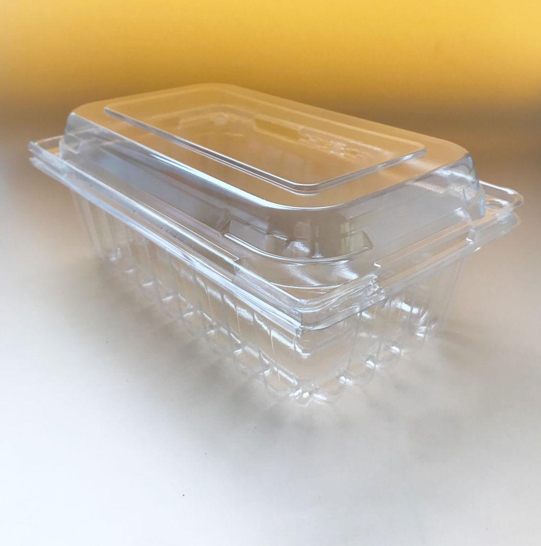 Clear Clamshell Container Lemmon Vegetable Large Capacity Food Box Plastic Packaging