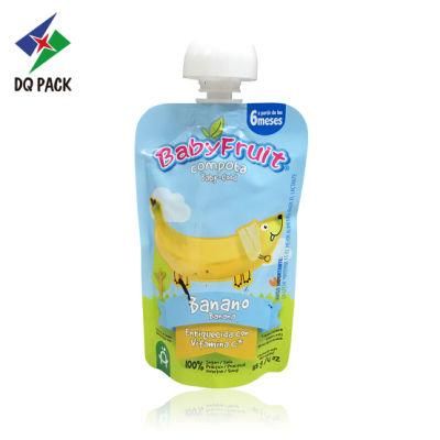 Dq Pack Lovely Design Stand up Pouch with Spout Liquid Packages Juice Jelly Drink Milk Spout Pouch