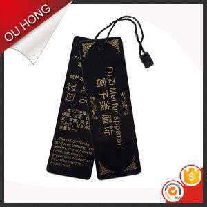 Fashion Eco-Friendly Gold Foil Vintage Paper Hangtag