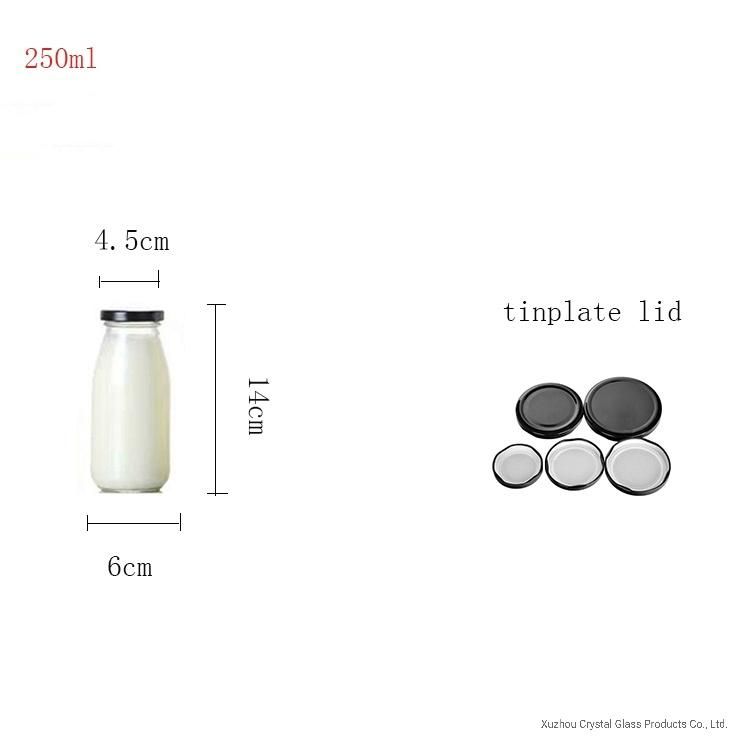 500ml Round Beverage Jucie Milk Kombucha Bottle with Swing Top