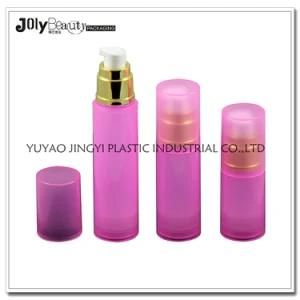 China Manufacturer Fashion Round Acrylic Cosmetic Bottles and Jars