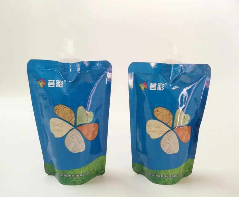 50ml Transparent Stand up Spout Bags Doypack Pouches Mylar Bags