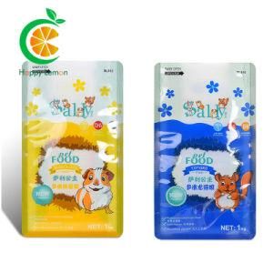 Custom Logo Food Grade Printed Stand up Pouch Plastic Aluminium Pouch Ziplock Pet Food Bag Resealable Packaging