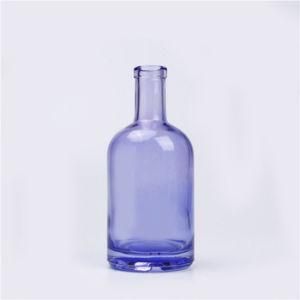 Preferential Price Manufacturing 375ml 500ml 700ml Color Painting Liquor Glass Bottle with Cork Screw Cap for Rum Vodka Whisky