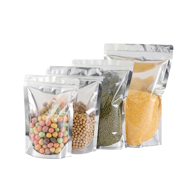 Kraft Paper Stand up Bag Food Packaging Zipper Pouches