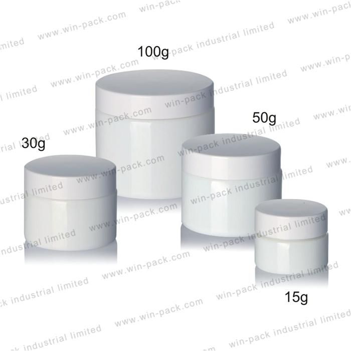 Winpack Top Sell Cosmetic Glass 30g Clear Frosted Glass Cream Jar Cream Jar for Skin Care Package