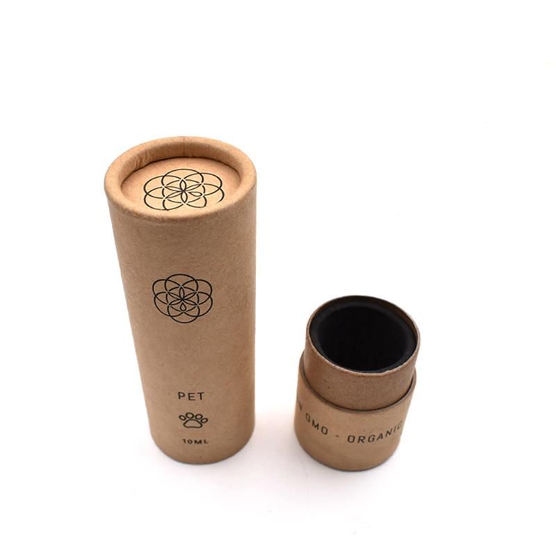 Custom Printed Creative Round Kraft Paper Tube Packaging for Food Packaging