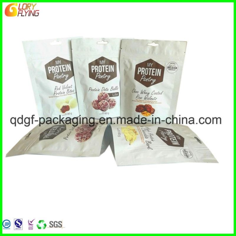 Ziplock Bag Food Packaging Plastic Bag for High Protein Paper Bag