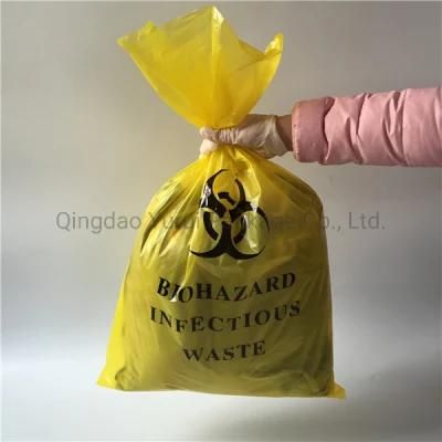 Red Yellow Disposable Clinical Waste Autoclave Medical Waste Biohazard Bag