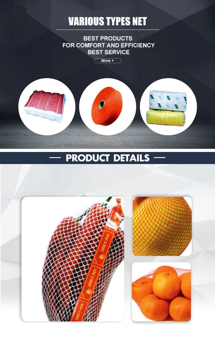 Wholesale PP Mesh Packaging Bags Net Bag PE Tubular Nettings for Vegetable and Fruit