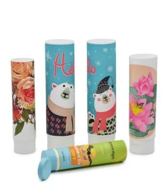 Cosmetic Facial Cleanser Plastic Tube