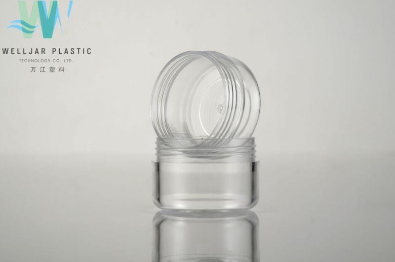 Cosmetic Jar 10g PS Plastic Cream Jar with PP Cap