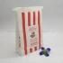 Kraft Paper Popcorn Bag Eco-Friendly Paper Bag with Window and Tin