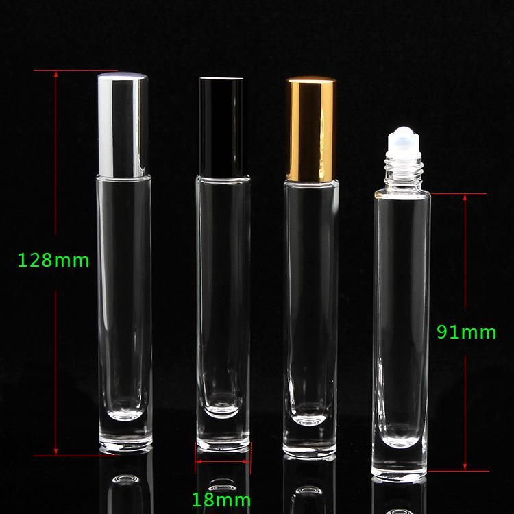 10ml Roll-on Perfume Bottle 10ml Amber Glass Roll on Bottle with Metal Roller Ball