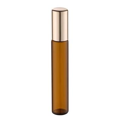 3ml 5ml 10ml 12ml 15ml Amber Color Empty Custom Essential Oil Roll on Glass Bottle with Glass Roller Ball