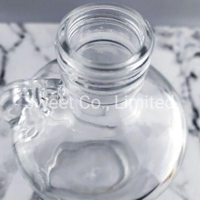 Factory Custom Large Capacity Cylinder Whisky Glass Bottle 1.5L