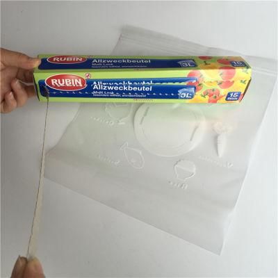 Resealable Transparent Food Packaging Zip Lock Double Zipper Bags Waterproof Clear LDPE Plastic Ziplock Bags