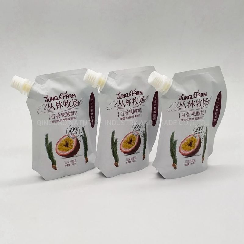 Juice Packing Bag with Spout 284G/10oz Liquid Packaging Spout Bag