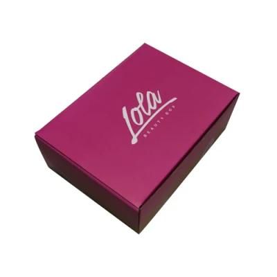 Custom Luxury Folding Kraft Corrugated Cardboard Paper Gift Packaging Box with Logo Print