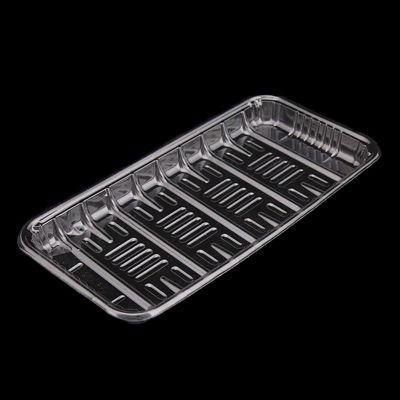 Fresh Vegetable Fresh Fruit Disposable Plastic Packing Tray Food grade PP White color Plastic Blister Tray