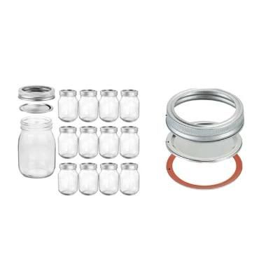 Chinese Manufacturers 70 mm Regular Mouth Silver 304 Stainless Steel Mason Jar Canning Screw Metal Lids