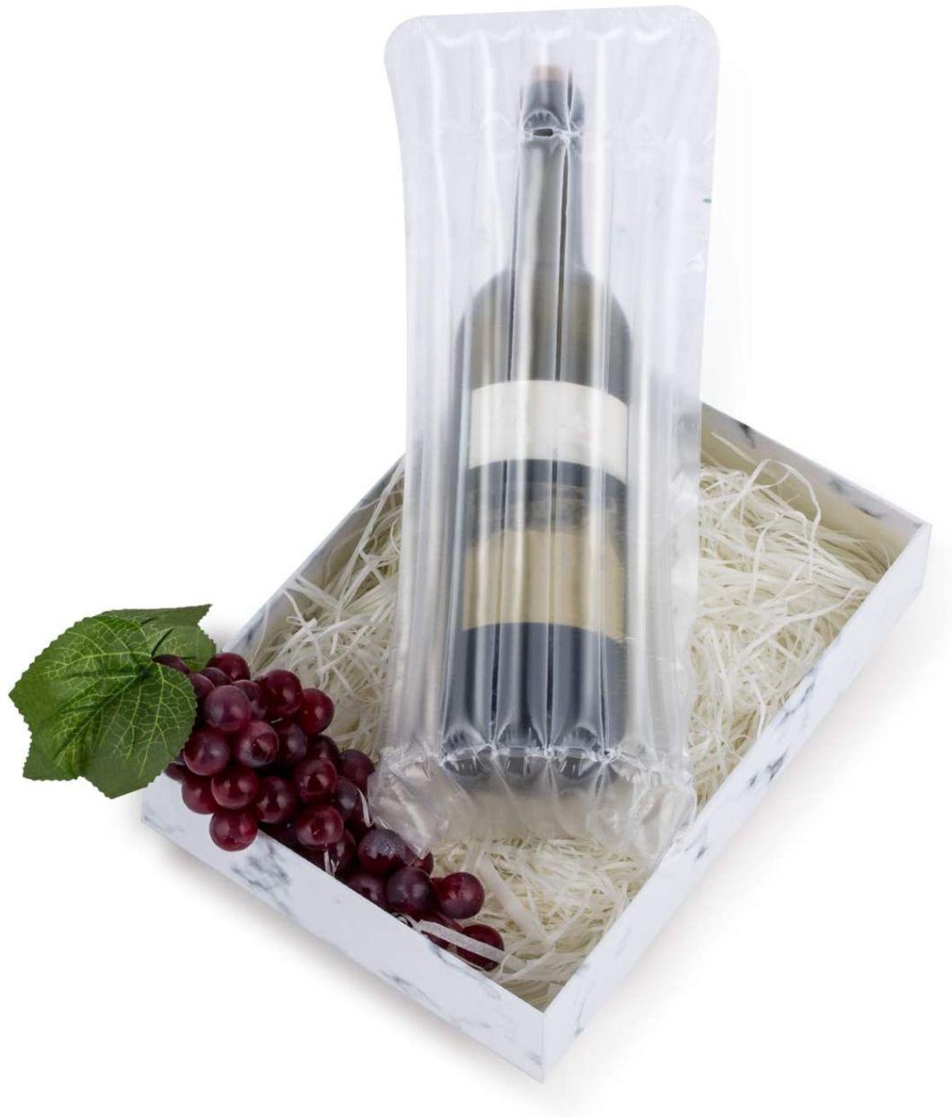 Eco Friendly Reusable Air Inflatable Packaging Bag Air Column Bag for Wine Bottle Transport Protection