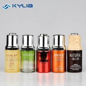 30ml Wooden Matte Glass Cosmetic Essential Oil Dropper Bottle