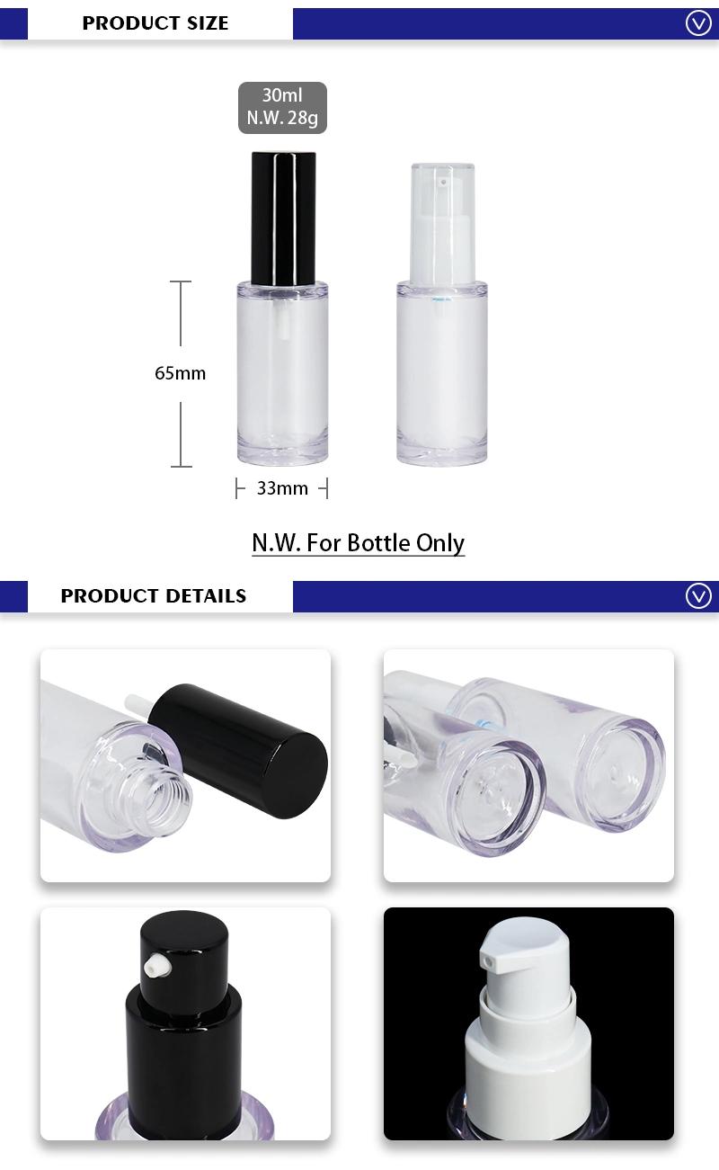 30ml Eco Dropper Bottle Empty Essence Pump Bottles PETG Containers