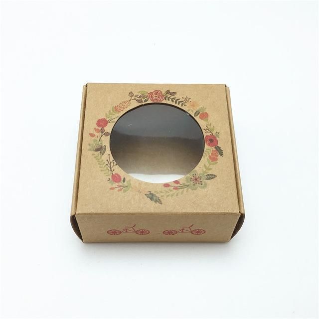 Custom Logo Kraft Cardboard Airplane Paper Box Handmade Soap Packaging Box Candy Gift Box