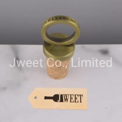 Wine Bottle Cap Customized Ring Design Metal Cap Lid
