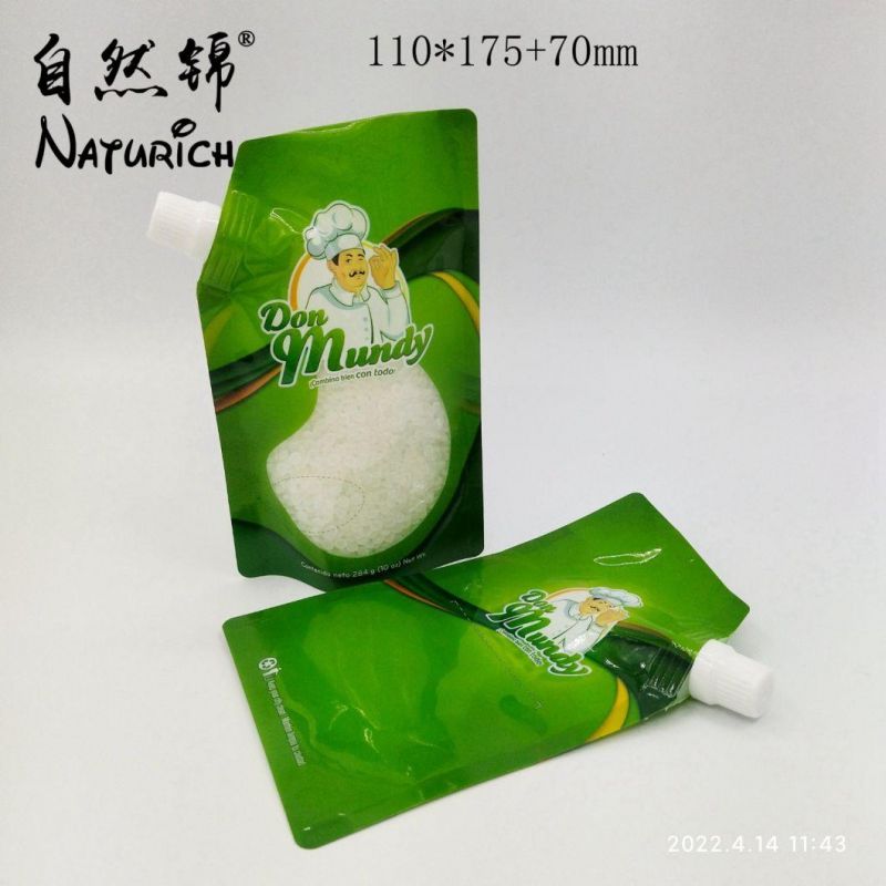 Customized Printing Liquid Packaging Spout Bag for Milk