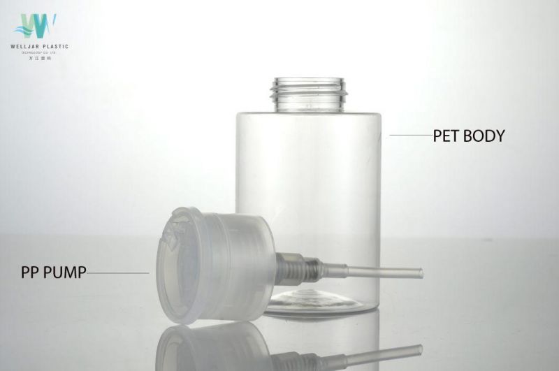100ml Pet Nail Polish Remover Pump Bottle