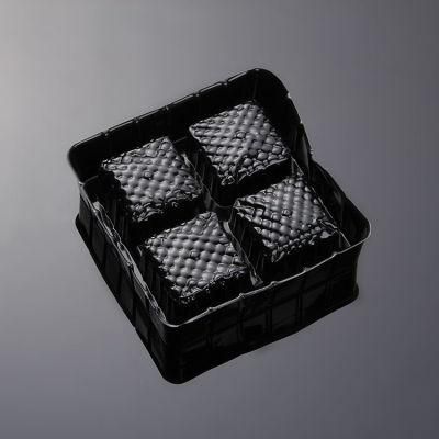 disposable black plastic blister box blister plastic packaging box