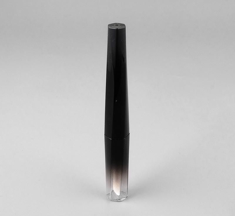 3ml Cosmetic Gradient Black Basic Empty Lipgloss Wand Tubes Plastic Luxury Lip Gloss Bottle