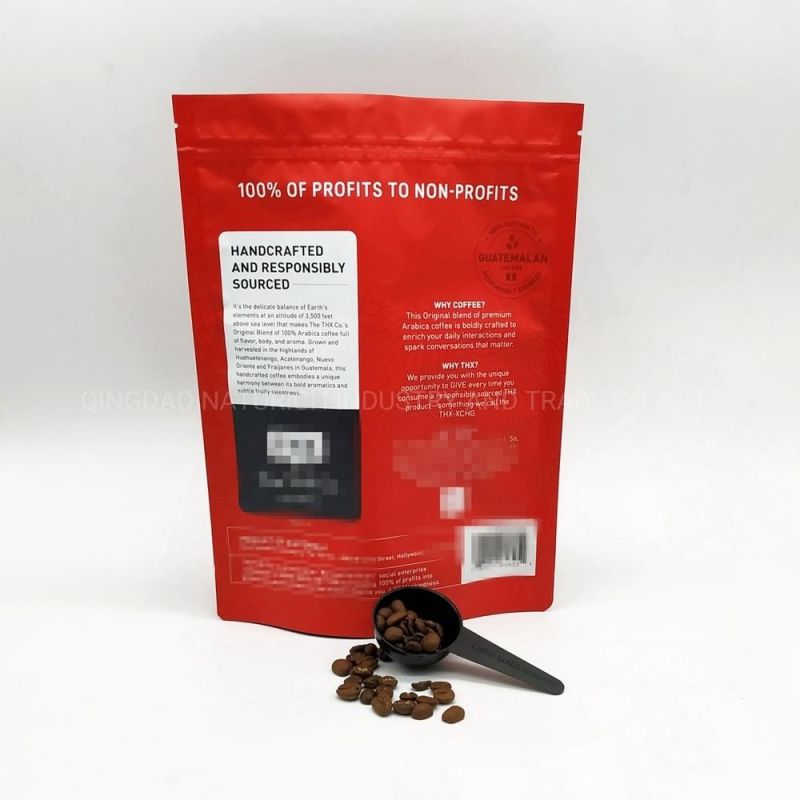 Stand up Pouches with Ziplock and Window 300g Coffee Bag/300g Mylar Bag