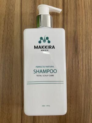 300ml Flat Rectangle White Plastic Bottle with Open and Stop Lotion Pump