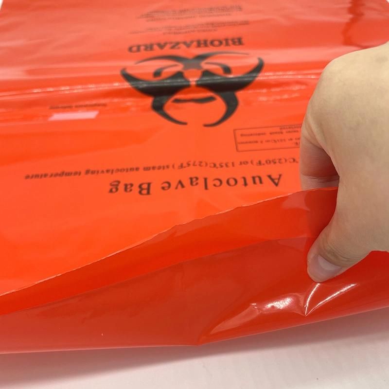 50L Autoclavable Biohazard Bag Hospital Medical Waste Bag